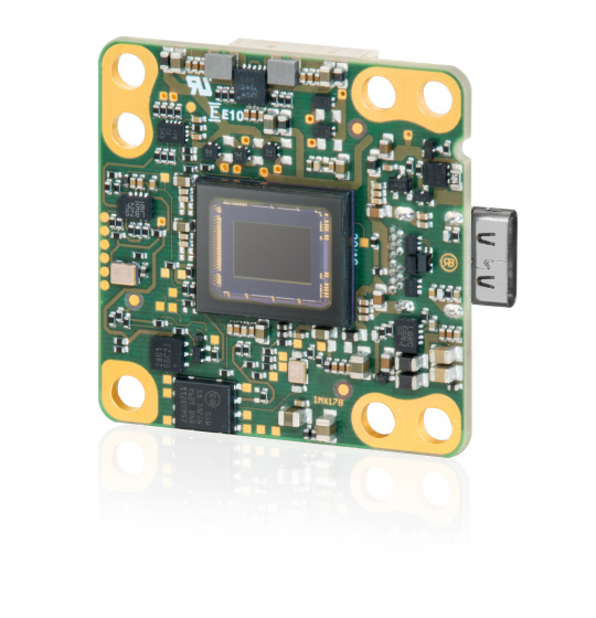 Caméra industrielle compacte au niveau du tableau d'IDS avec capteur d'image ouvert et connexion USB-C