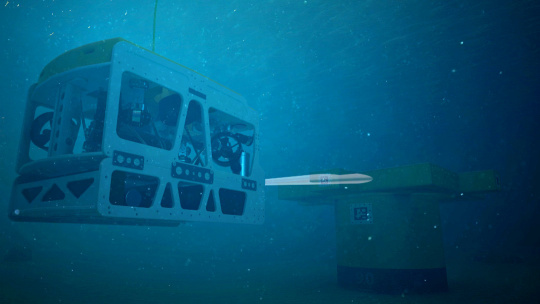 La NAV CAM SUBSEA est utilisée, par exemple, sur le ROV ARGOS télécommandé