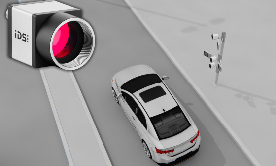 Le système Adigo nPax détecte les passagers d'une voiture avec la caméra uEye CP