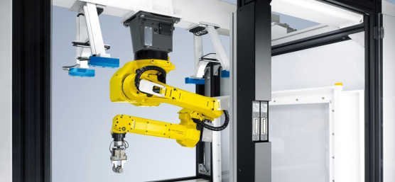 Deux caméras stéréo 3D Ensenso N10 sont installées de manière fixe dans chaque caisse.