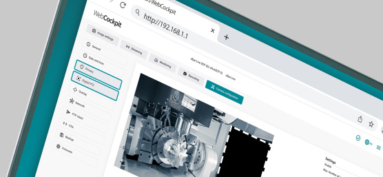 Capture d'écran de l'interface du logiciel IDS WebCockpit