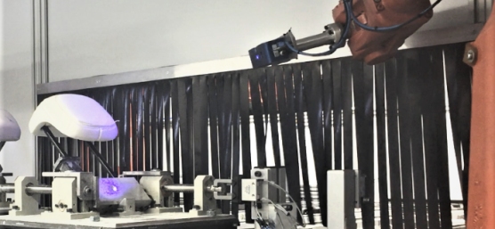 Les pièces en mousse sont contrôlées par une caméra 3D Ensenso