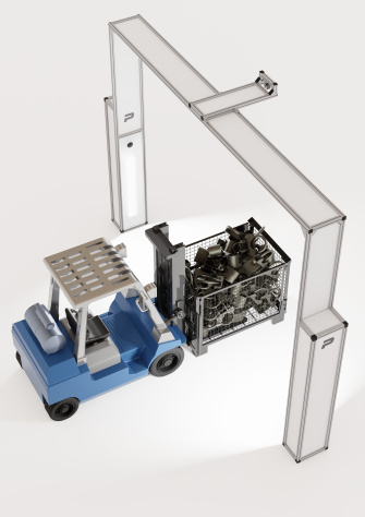 Les caméras industrielles USB3 Vision d'IDS détectent de manière fiable les conteneurs qui passent, y compris lorsque les trains logistiques roulent à grande vitesse.