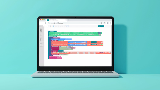 Éditeur blocs crée apps vision IA sans connaître syntaxe.
