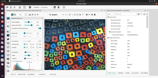 Caméras uEye (modèles « UI ») avec IDS peak sous Linux