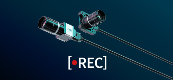 Deux caméras de surveillance en direct IDS ueye avec Text Vision Channel, comment utiliser les caméras de surveillance IDS comme dashcams industrielles.
