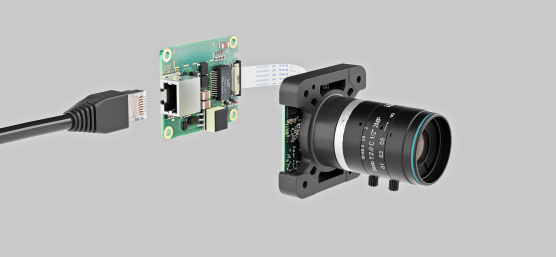 Caméra industrielle modulaire IDS avec connexion GigE
