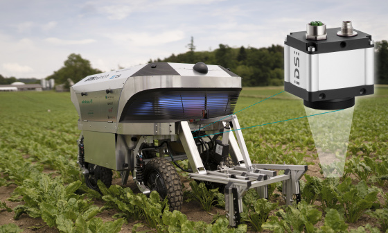 Un robot intelligent équipé d'une caméra industrielle uEye+ met fin aux herbicides
