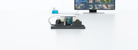 Kit de découverte GMSL2 connecté à un moniteur
