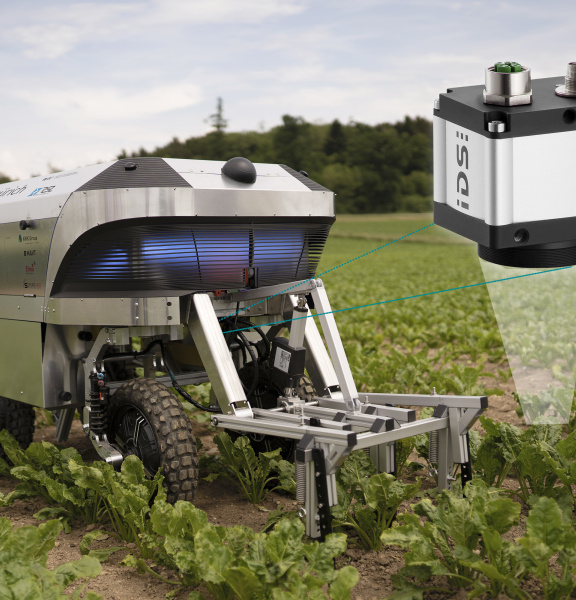 Un robot intelligent équipé d'une caméra industrielle uEye+ met fin aux herbicides
