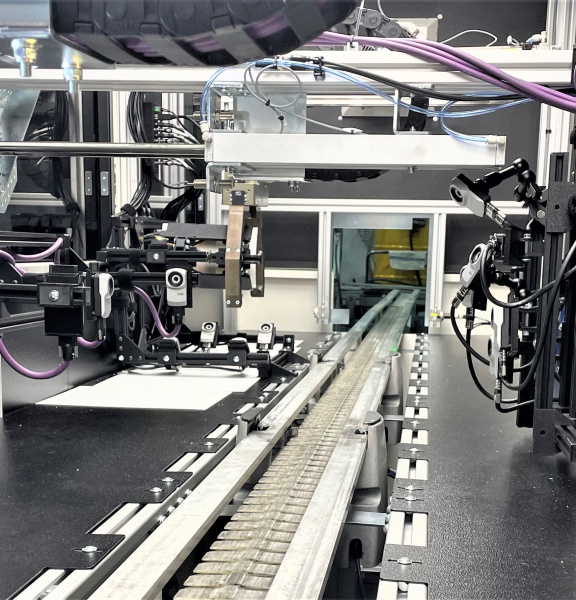 Un tunnel de cellules caméra pour une manipulation automatisée
