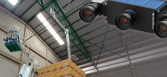 Dépalettisation automatisée avec traitement d'image 3D intégré