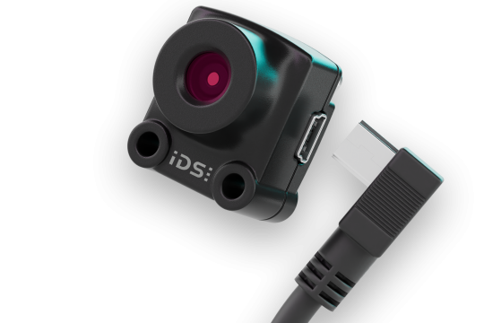 Caméra industrielle particulièrement compacte uEye XS d'IDS.
