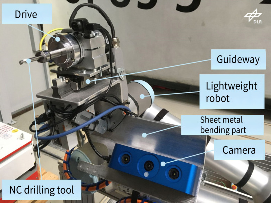 Robot léger et composants centraux de l'unité de marquage, y compris la caméra 3D