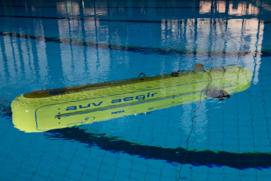 Le robot sous-marin autonome (AUV) AEGIR