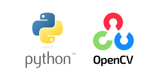 Logos Python et OpenCV côte à côte