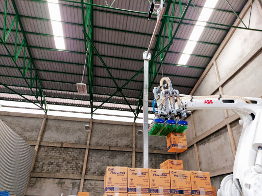 Le robot de dépalettisation entièrement automatisé