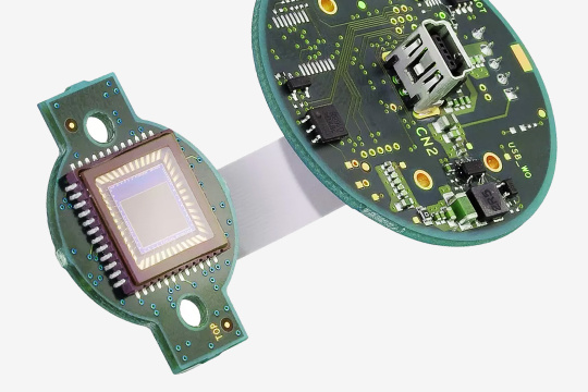 Caméra industrielle IDS avec platine individuelle
