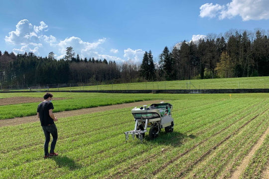 Rosie en action : l'objectif est de surveiller à long terme les plantes