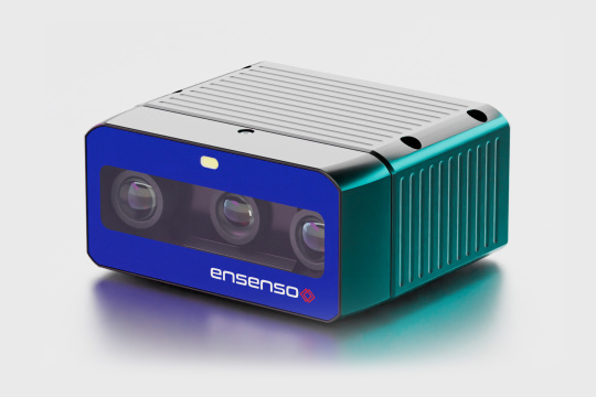 Caméra 3D IDS Ensenso B vue de face en biais