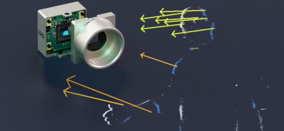 Caméra IDS EVS avec visualisation des vecteurs de mouvement