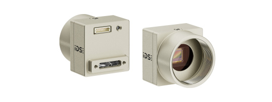 uEye XCP-E de dos et de face.
