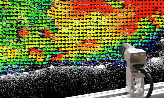 Diagnostic de flux à l'aide d'une caméra événementielle d'IDS