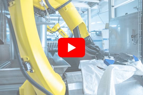 Thumbnail of the video Robotics for industrial laundries.