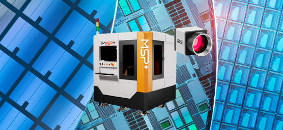 Machine de soudage laser, micro-puces LED à l'arrière-plan
