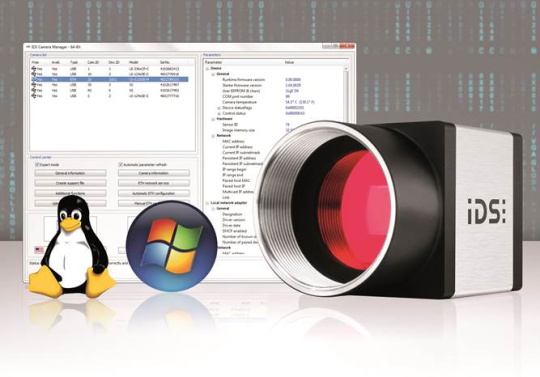 Le pack logiciel "IDS Software Suite" est identique pour toutes les caméras IDS et permet une totale interchangeabilité au sein de toute la gamme des produits IDS, même avec différentes interfaces.