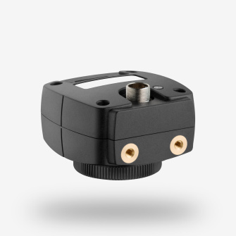 USB 3 uEye ML Caméra industrielle avec lentille orientée vers le bas et connecteur vers le haut