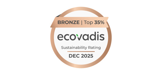 Logo de la médaille de bronze Ecovadis.