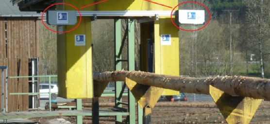 Mesure du bois à l'aide de deux caméras 3D stéréoscopiques Ensenso