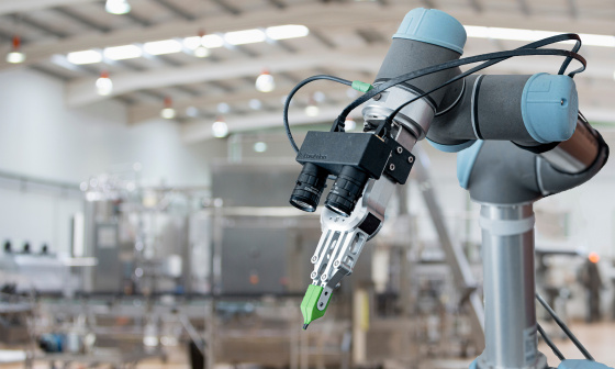 Bras de robot avec caméras IDS