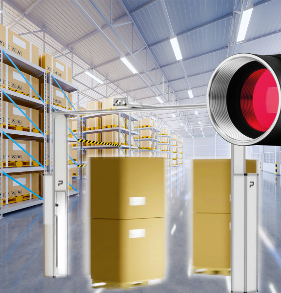 Portique photographique automatique pour la documentation des processus intralogistiques