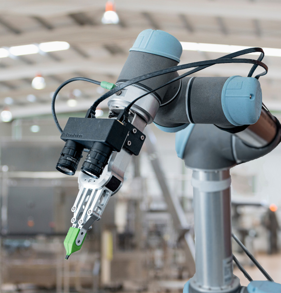 Bras de robot avec caméras IDS