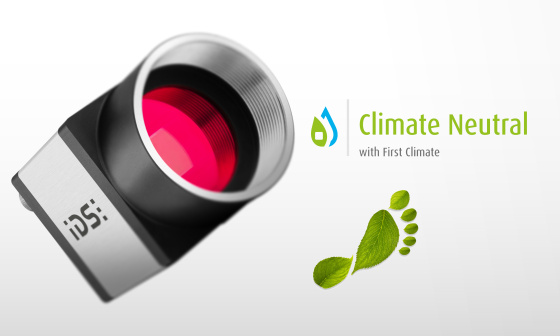 Neutralité climatique certifiée des séries de caméras uEye CP