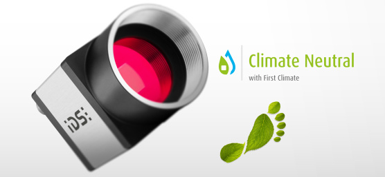 Neutralité climatique certifiée des séries de caméras uEye CP
