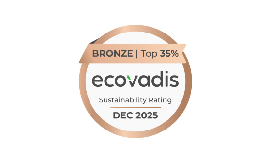 Logo de la médaille de bronze Ecovadis.