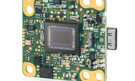 Caméra industrielle compacte au niveau du tableau d'IDS avec capteur d'image ouvert et connexion USB-C