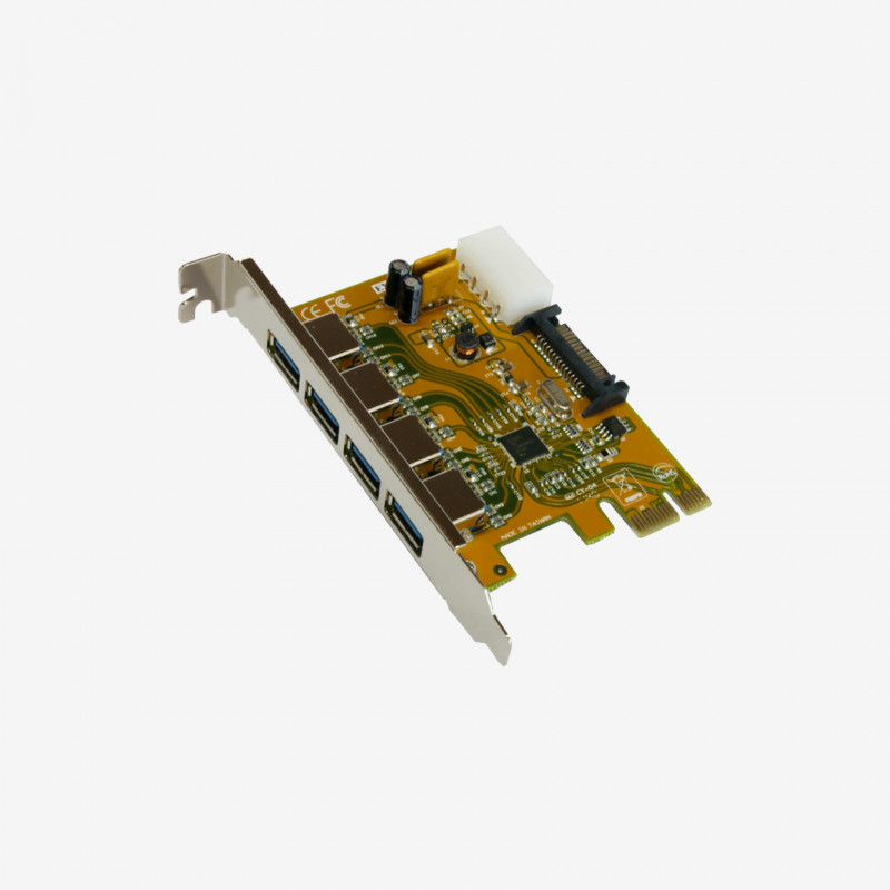 Carte PCI-Express USB 3 4 ports (11094)