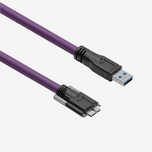 USB 3 câble HiFlex, droit, à visser, 4 m