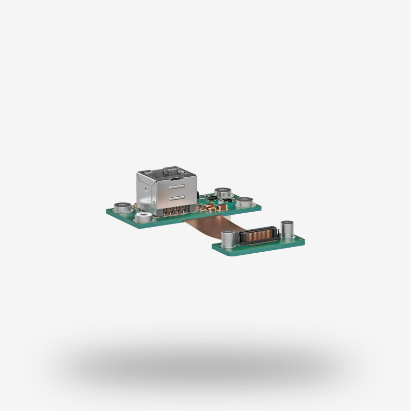 GigE Connector board, RJ45, Flex 